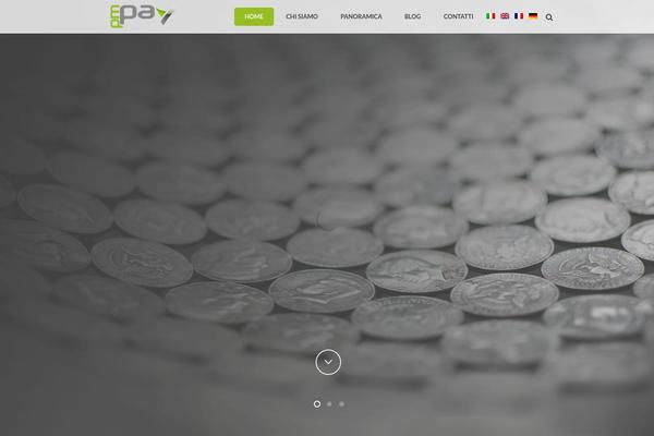 Jupiter theme site design template sample