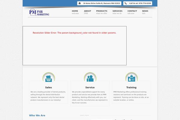 Mark2 theme site design template sample