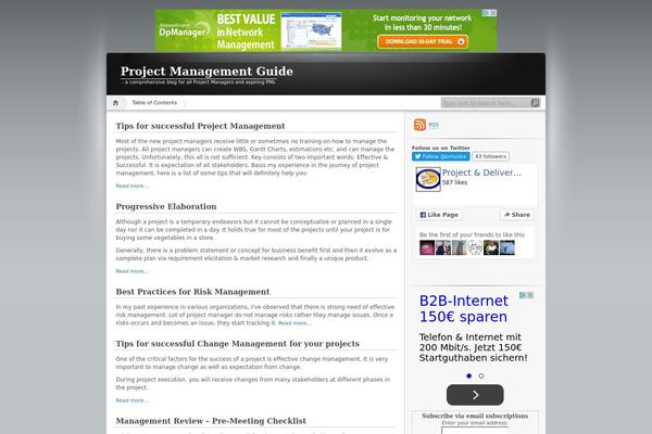 iNove theme site design template sample
