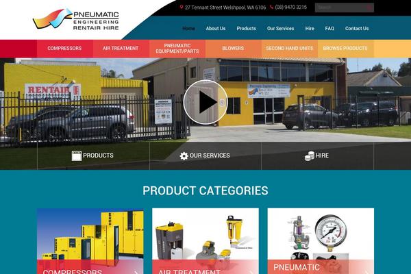 Titan theme site design template sample
