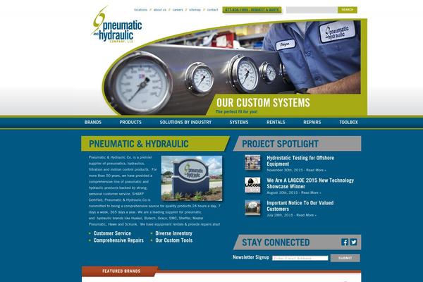 pneumaticandhydraulic.com site used Ph