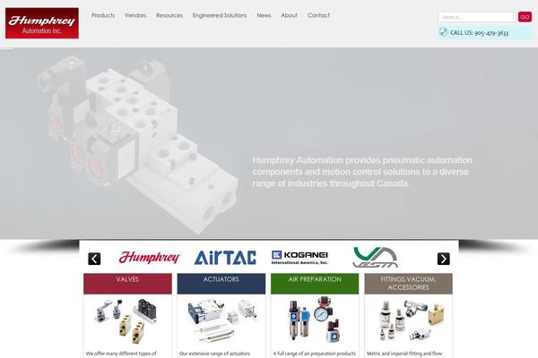 Humphrey theme site design template sample