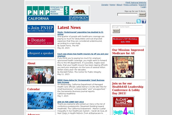 California theme site design template sample