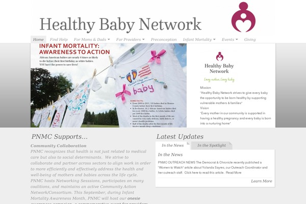 NonProfit theme site design template sample