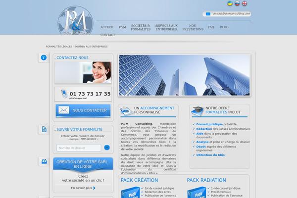 pnmconsulting.com site used Blacktheme
