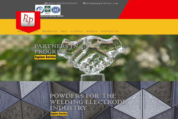 pnpmetalloys.com site used Vw-one-page