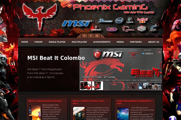 Orizon theme site design template sample