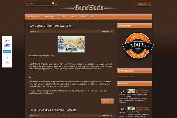 pobierajpliki.pl site used Gameworld