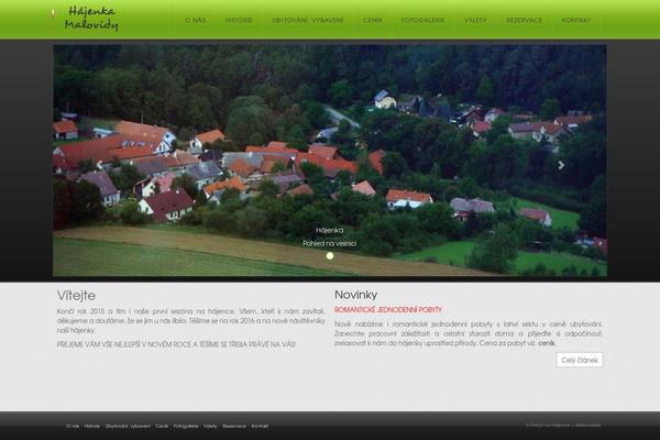 Custom theme site design template sample