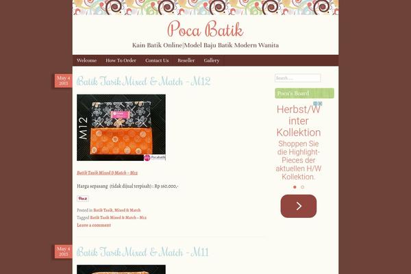 Scrappy theme site design template sample