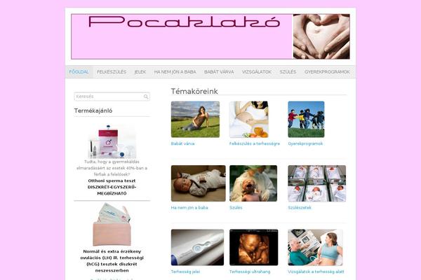 Fresh & Clean theme site design template sample