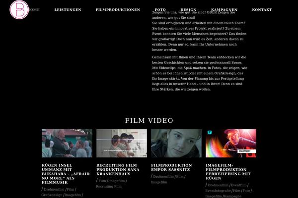 Fuego theme site design template sample