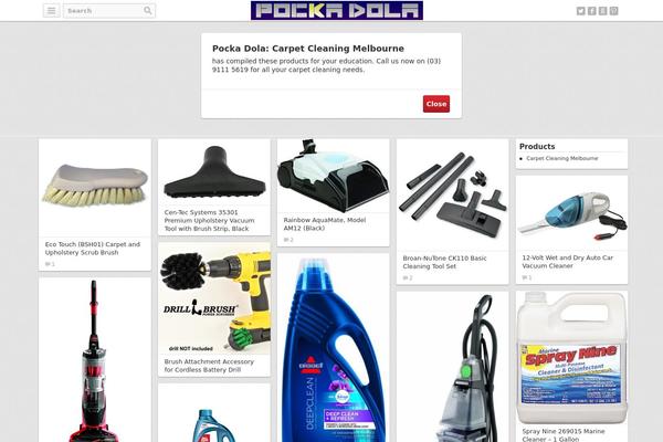 Covert PinPress theme site design template sample