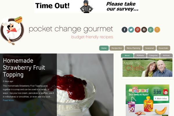 Pcg theme site design template sample