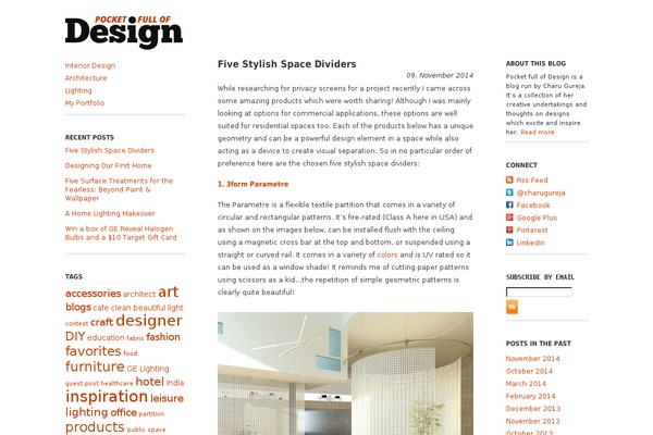 Ari theme site design template sample