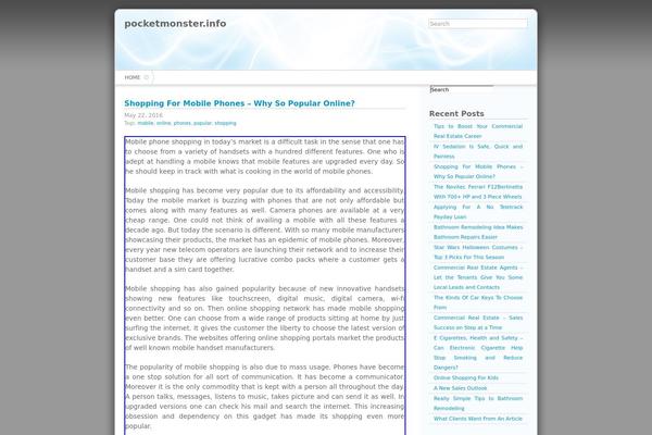 Coco-index theme site design template sample
