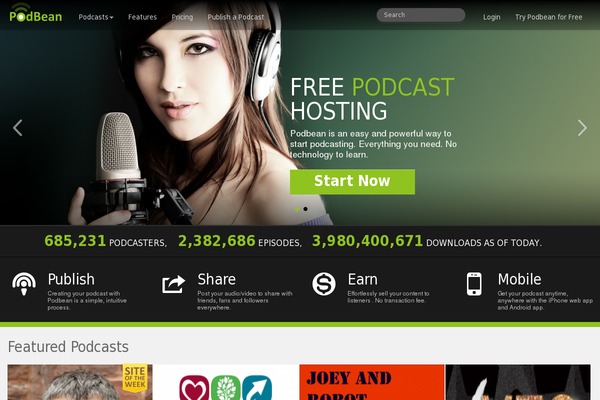 Misty Look website example screenshot
