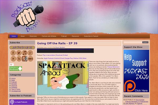 Site using Audio-player-by-clammr plugin