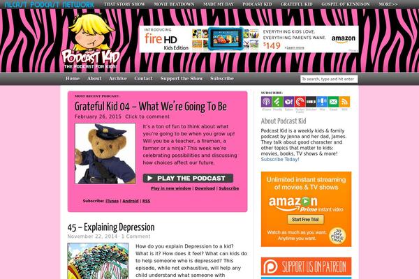 Thesis 1.8.5 theme site design template sample
