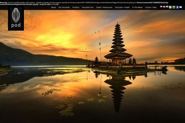 Fusion theme site design template sample