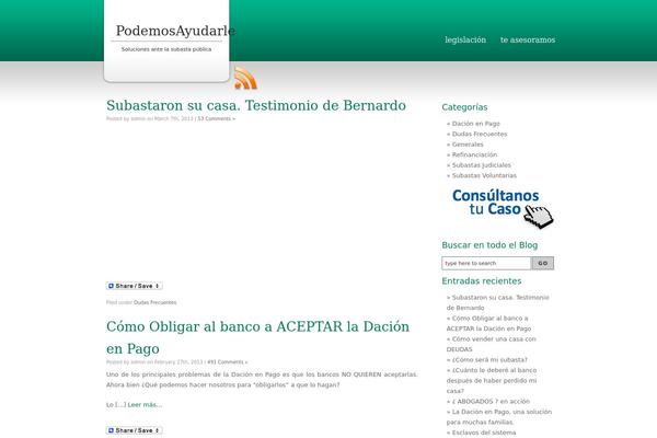 podemosayudarle.com site used Simple-green