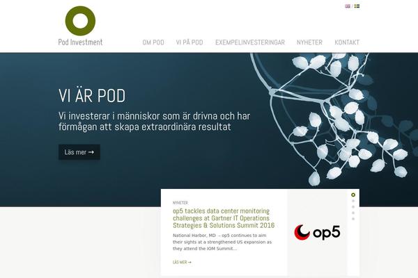 Pod theme site design template sample
