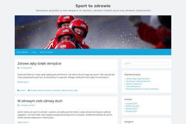 Simple Life theme site design template sample