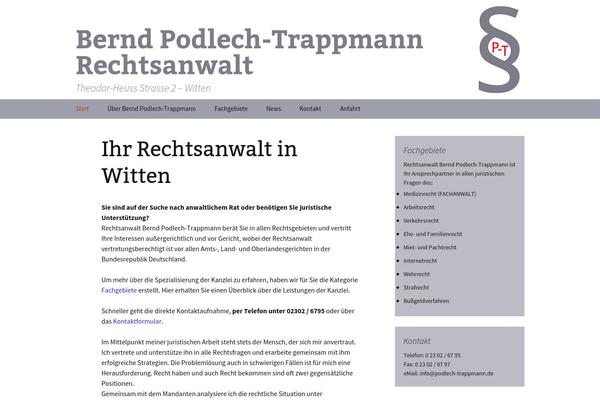 podlech-trappmann.de site used Med-fachanwalt