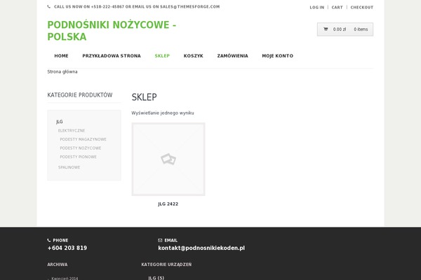 Kaching theme site design template sample