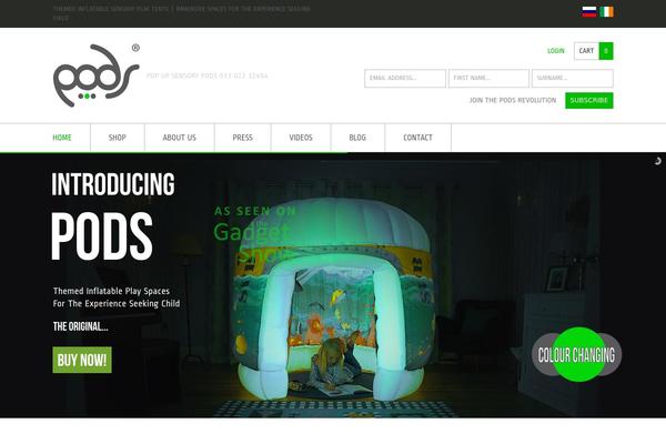 Crux theme site design template sample