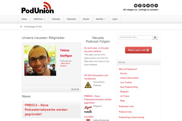 podunion.com site used Hgwmag