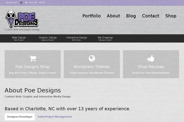 Virtue theme site design template sample