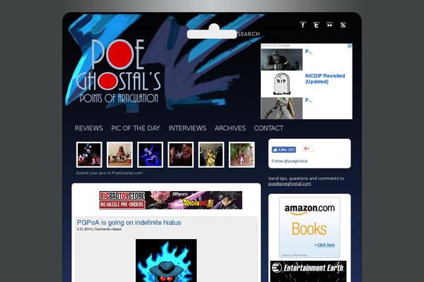 Lovecraft theme site design template sample
