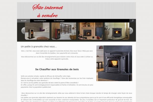 Vantage theme site design template sample