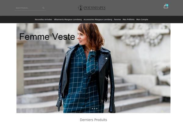 Voisen theme site design template sample