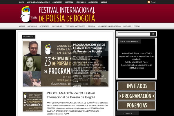 poesiabogota.org site used Leanmagazine