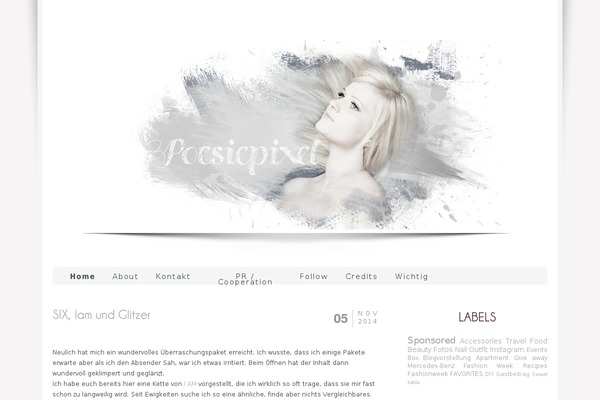 Bolder theme site design template sample