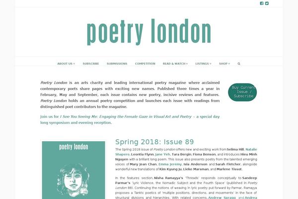 poetrylondon.co.uk site used Poetry-london