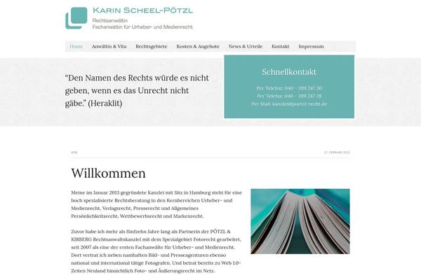 Balance theme site design template sample