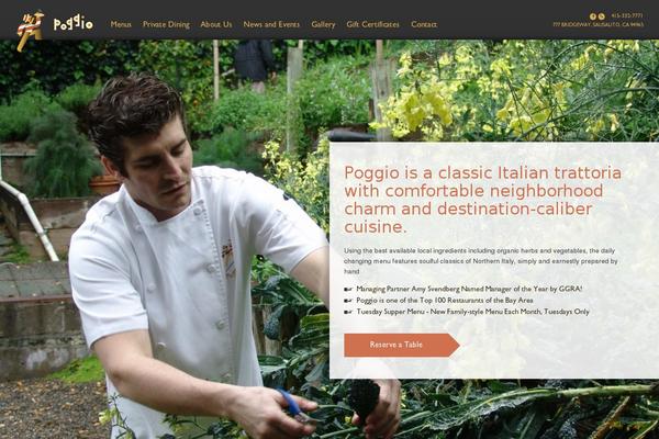 poggiotrattoria.com site used Poggio