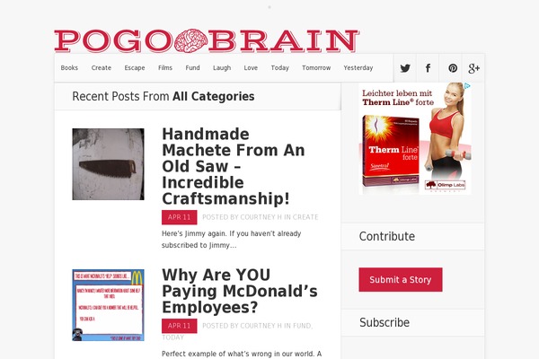Nexus theme site design template sample
