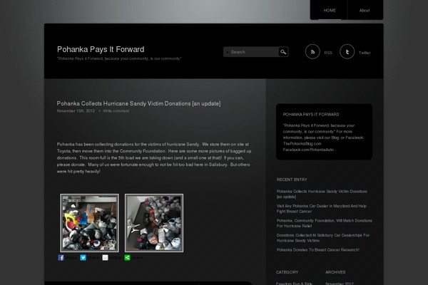 Piano Black theme site design template sample