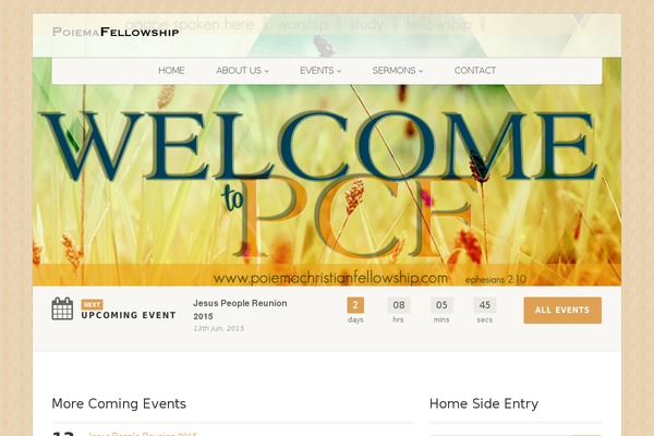 NativeChurch theme site design template sample