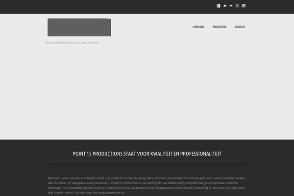 Musicpro theme site design template sample