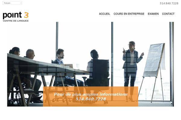 Cherry Framework theme site design template sample