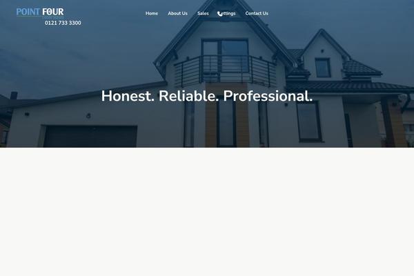 WP Residence theme site design template sample