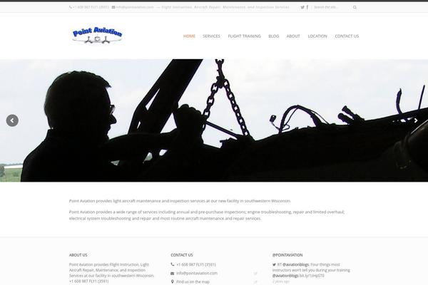 Invicta theme site design template sample