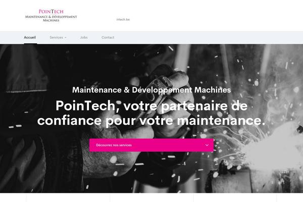 Mitech theme site design template sample