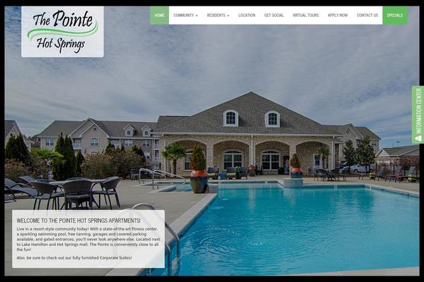 Roots theme site design template sample
