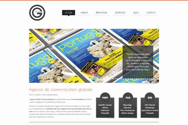 Craft theme site design template sample